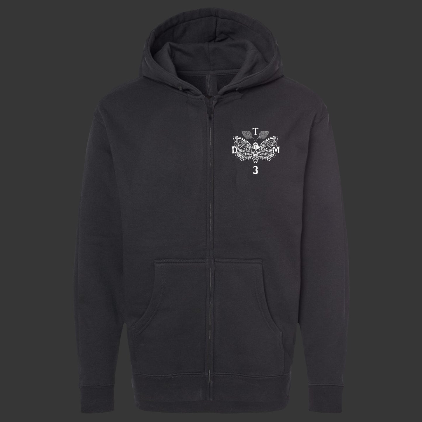 TIGER SKULL HEAVY WEIGHT ZIP HOODIE
