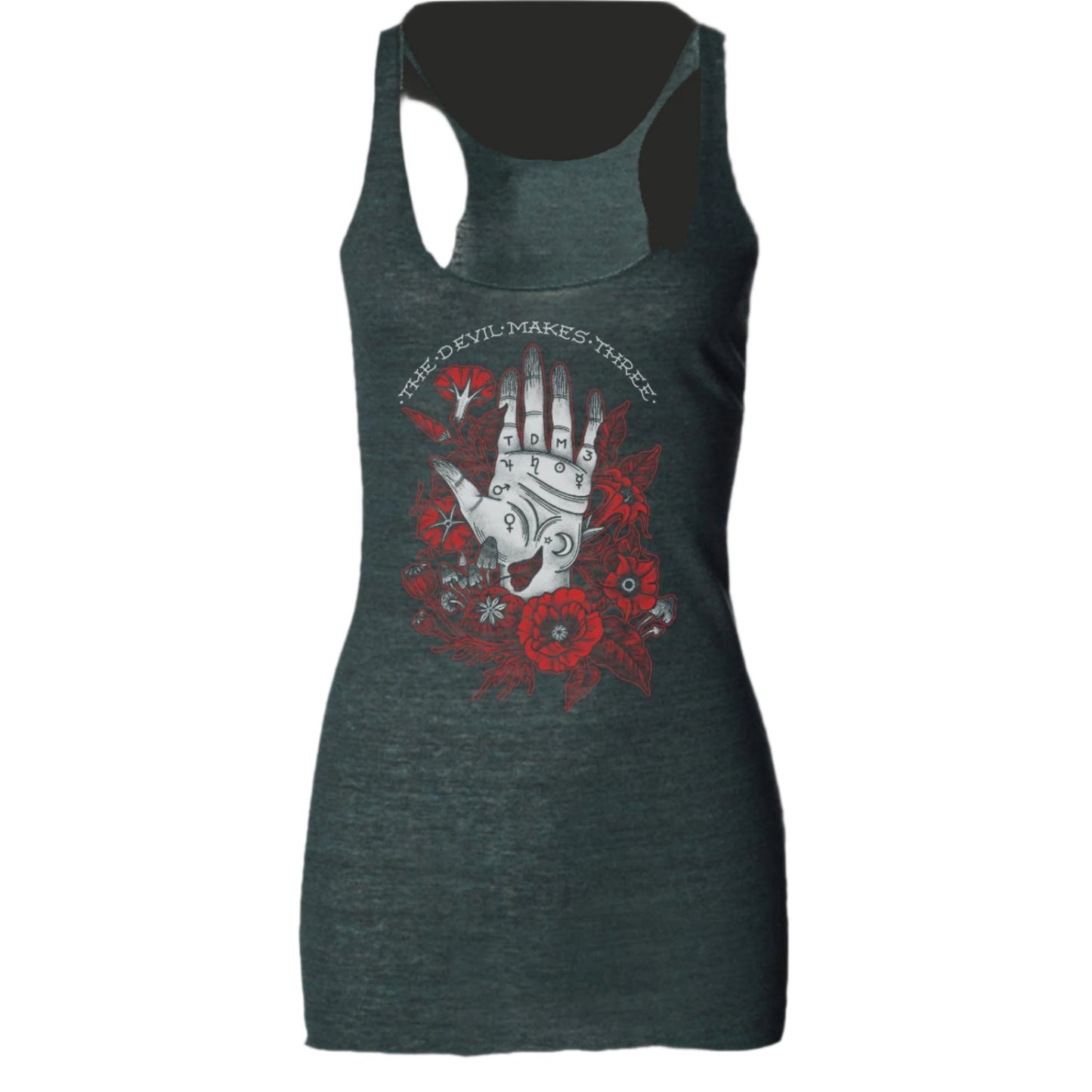 Palm Reader Tank - Heather Green