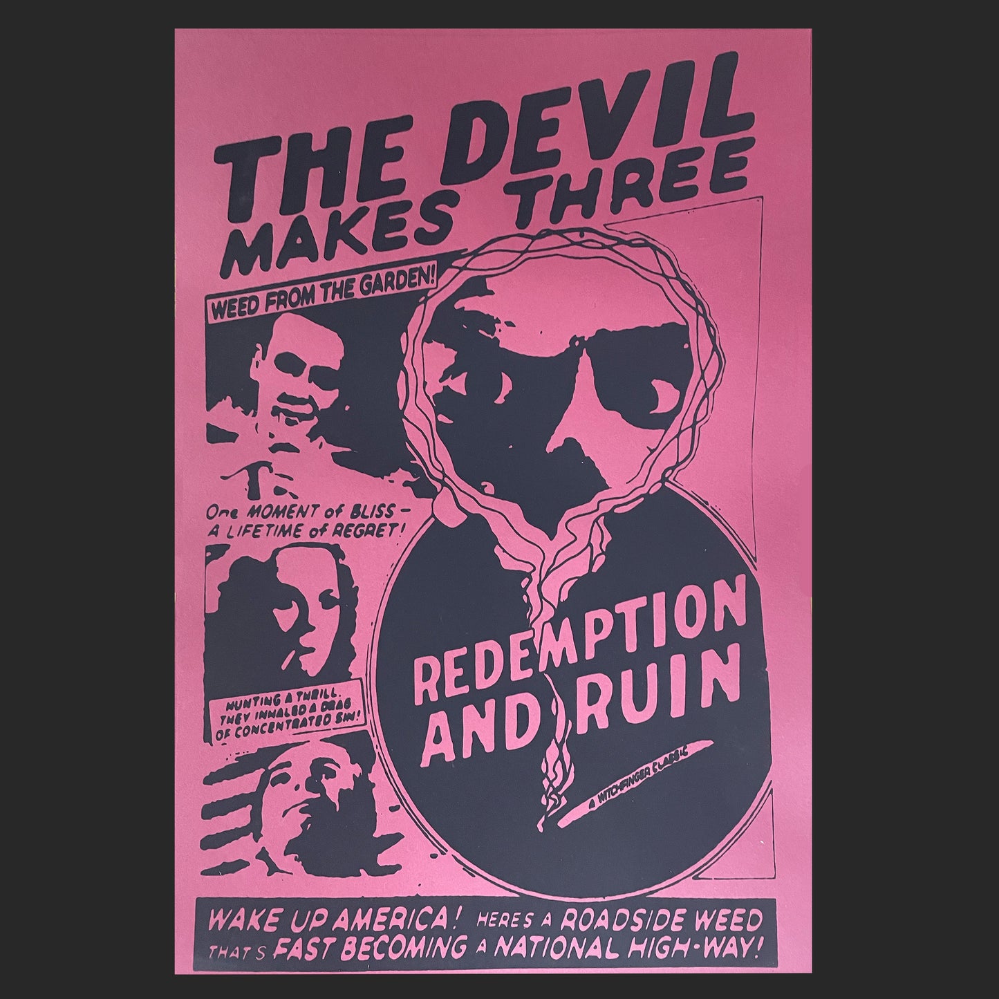 Limited Edition 16.5x24 Redemption and Ruin Smokey Devil Poster
